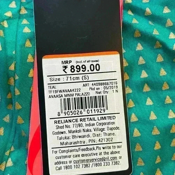 NWT Avaasa Wide Leg Pants, Women’s Small - Picture 11 of 12